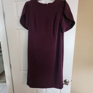Calvin Klein purple dress
